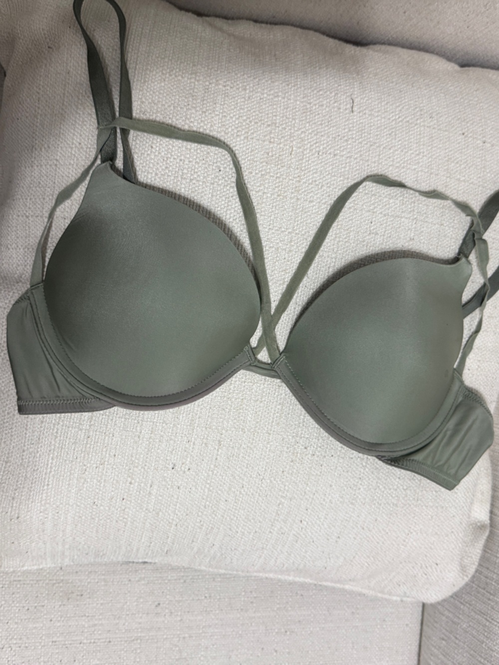 Victoria's Secret Olive Green Lightly Padded T-Shirt Bra